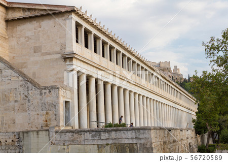 Stoa of Attalos in Athens, Greece Stoa of Attalos in Athens, Greece 56720589