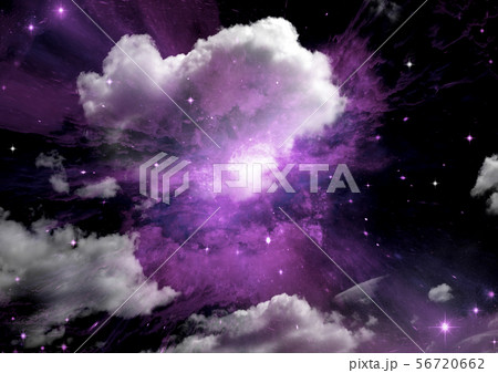 galaxy in a free space. 3D rendering 56720662