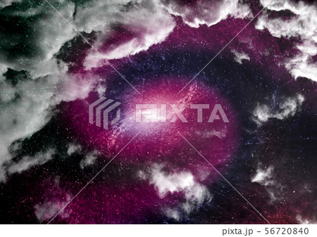 galaxy in a free space. 3D rendering 56720840