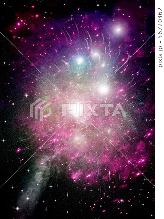 galaxy in a free space. 3D rendering galaxy in a free space. 3D rendering 56720862