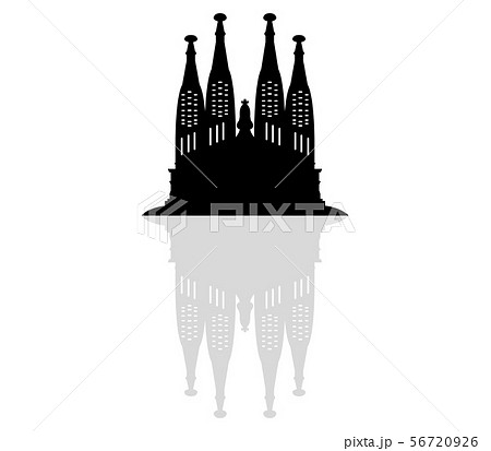 Icon Sagrada Familiaのイラスト素材