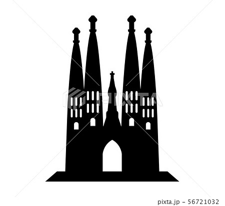 Icon Sagrada Familia Stock Illustration