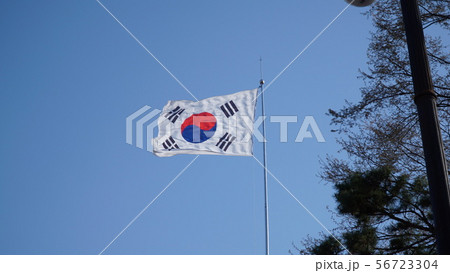 天気 太極旗 風 56723304