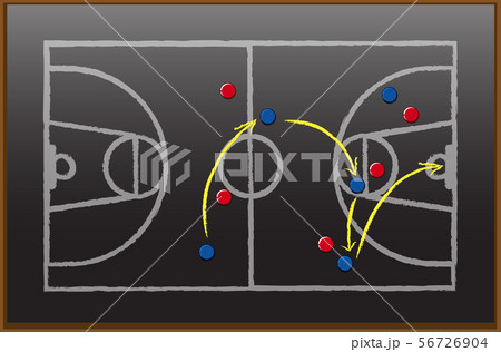 Game plan on black board 56726904