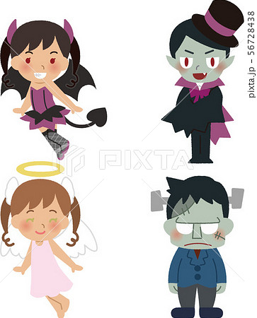 ハロウィンのキャラクターのイラスト5 56728438