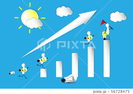 graph idea and thinking concept 56728475