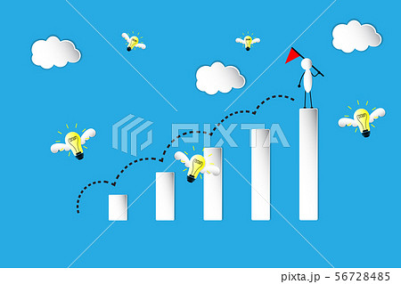 graph idea and thinking concept 56728485