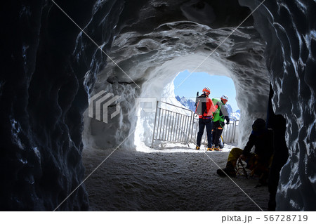エギーユ・デュ・ミディ展望台からモンブランへの登山口 56728719