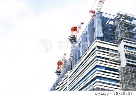 マンション・ビルの建設現場 56729257