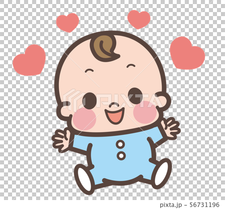 赤ちゃん 笑顔 赤ちゃん 笑顔 56731196