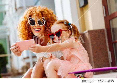Close up of pretty woman that posing on camera Close up of pretty woman that posing on camera 56733039