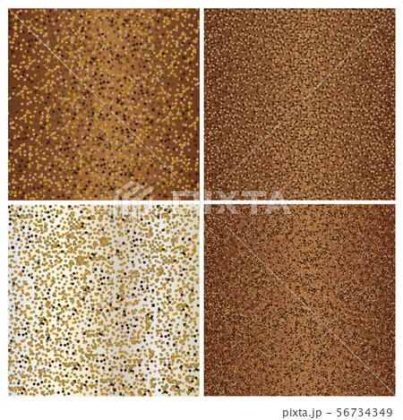 ブロンズ　ラメ　背景　セット 56734349