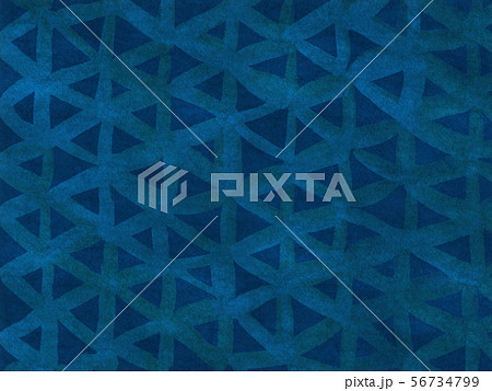 背景素材　布　木綿　藍染 56734799