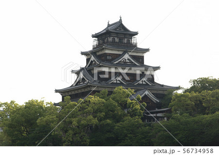 広島城 天守閣 城郭 復興天守 広島城 天守閣 城郭 復興天守 56734958