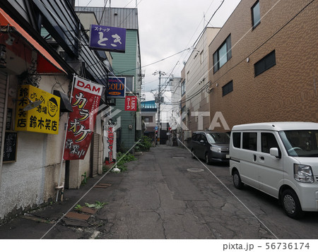 街の風景／小樽　花園　小川小路 56736174