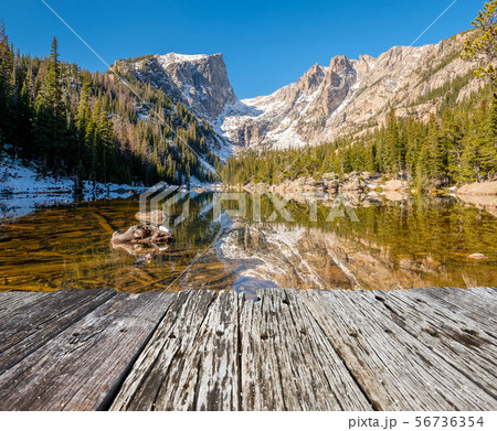 Dream Lake, Rocky Mountains, Colorado, USA. Dream Lake, Rocky Mountains, Colorado, USA. 56736354