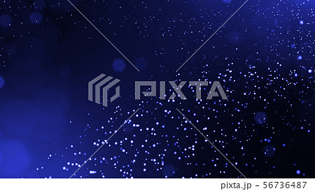 3d rendering of glow particles that fly in air as science fiction of microcosm or macro world or sci 56736487