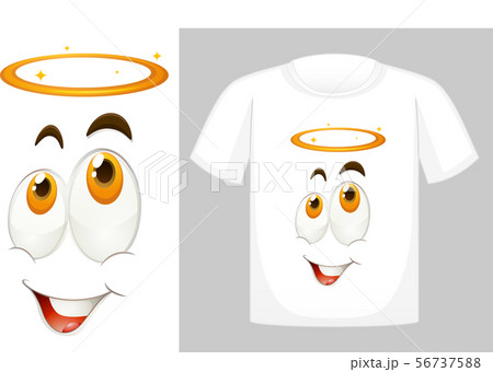 T-shirt design with graphic in front 56737588