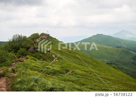 Panorama of Bieszczady mountains in Poland Panorama of Bieszczady mountains in Poland 56738122