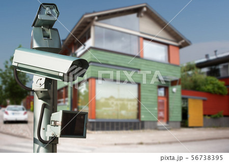 Surveillance camera. Home security and safety Surveillance camera. Home security and safety 56738395