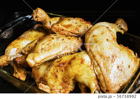 roasted chicken legs 56738992