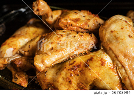 roasted chicken legs 56738994