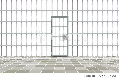 Realistic background prison iron interior 56740408