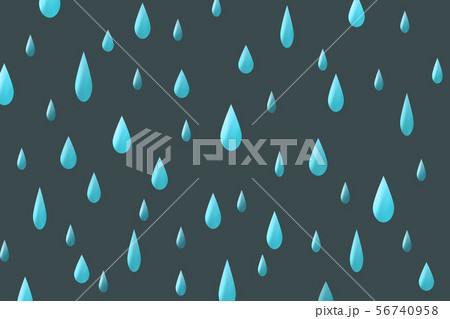 はっきりとした水滴 雨またはシャワー はっきりとした水滴 雨またはシャワー 56740958