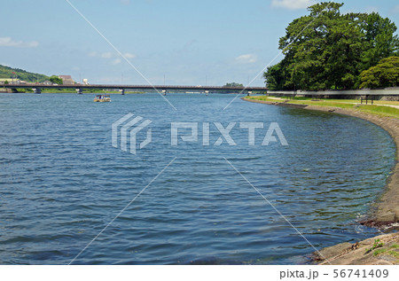 萩松本川の景色 萩松本川の景色 56741409