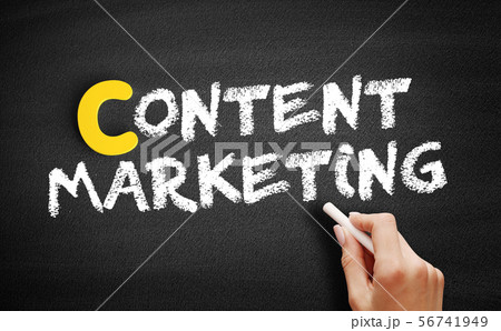 Content Marketing text on blackboard Content Marketing text on blackboard 56741949