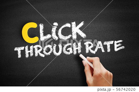 Click Through Rate text on blackboard 56742020