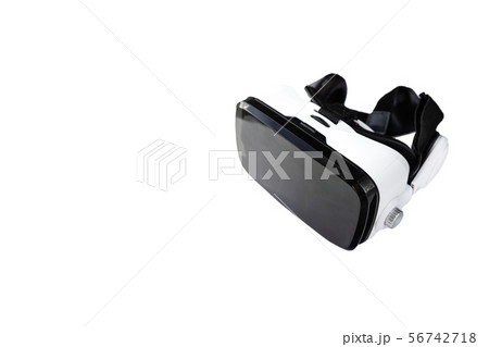 Virtual reality helmet isolated on white background with copy space Virtual reality helmet isolated on white background with copy space 56742718