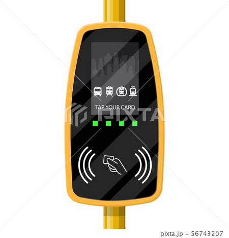 Terminal for passenger transport card. 56743207