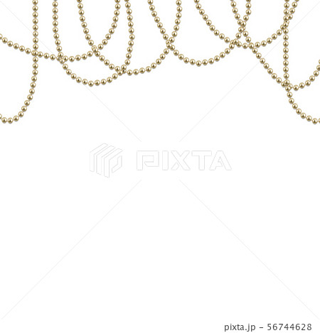 Background with decorative golden beads strings, Background with decorative golden beads strings, 56744628