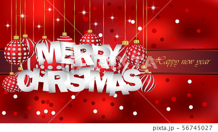 2020 Merry Christmas background. 56745027