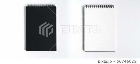 Notebook mock up with clean black blank for design Notebook mock up with clean black blank for design 56746025