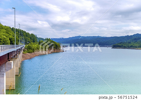 ダム水没跡地 (6月 夕張市) ダム水没跡地 (6月 夕張市) 56751524