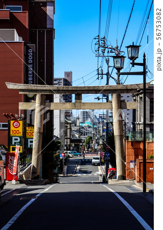 道後ー伊佐爾波神社の鳥居 56753082