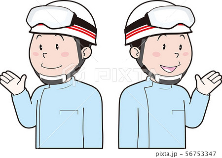 男性救急隊員のイラスト素材