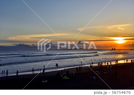 湘南海岸の夕景 湘南海岸の夕景 56754670