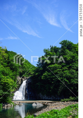 法体の滝 夏 秋田県 法体の滝 夏 秋田県 56755050
