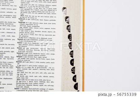 英文辞書の小口インデックス 英文辞書の小口インデックス 56755339