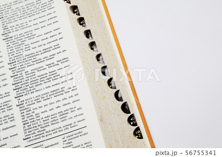 英文辞書の小口インデックス 英文辞書の小口インデックス 56755341
