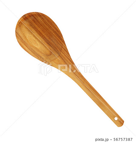 wooden kitchen spoons on white background wooden kitchen spoons on white background 56757387