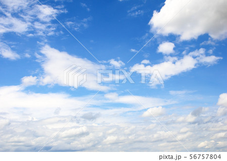 Blue sky and white clouds 56757804