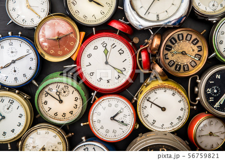 vintage alarm clock collection 56759821