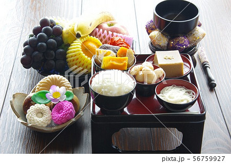 お盆のお供え膳 御霊供膳 お供え お盆のお供え膳 御霊供膳 お供え 56759927