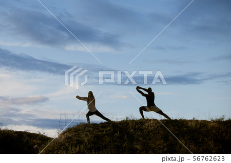 Young multiethnic international couple outdoors Young multiethnic international couple outdoors 56762623