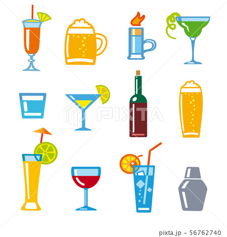 alcohol drinks icons alcohol drinks icons 56762740