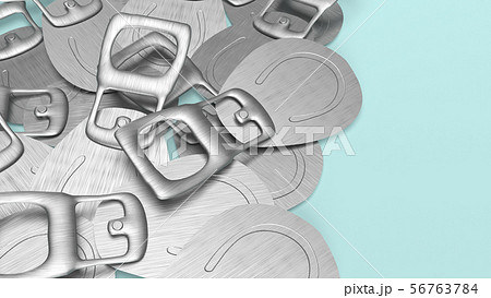 3d rendering can tab for recycle concept. 3d rendering can tab for recycle concept. 56763784
